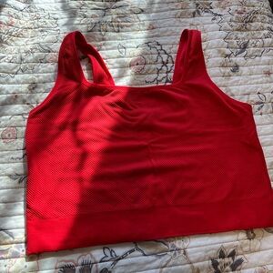 All in Motion Bold Red Sports Bra